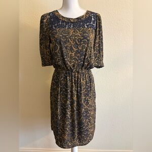 Jessica Simpson Elegant Paisley Print Dress